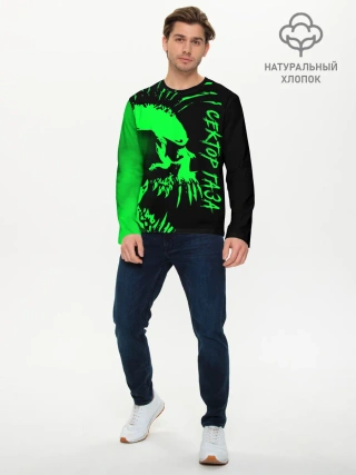 Мужской лонгслив базовый / Сектор Газа