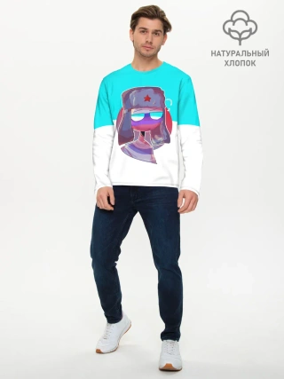 Мужской лонгслив базовый / CountryHumans - Россия