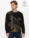 Мужской лонгслив базовый / Mercedes
