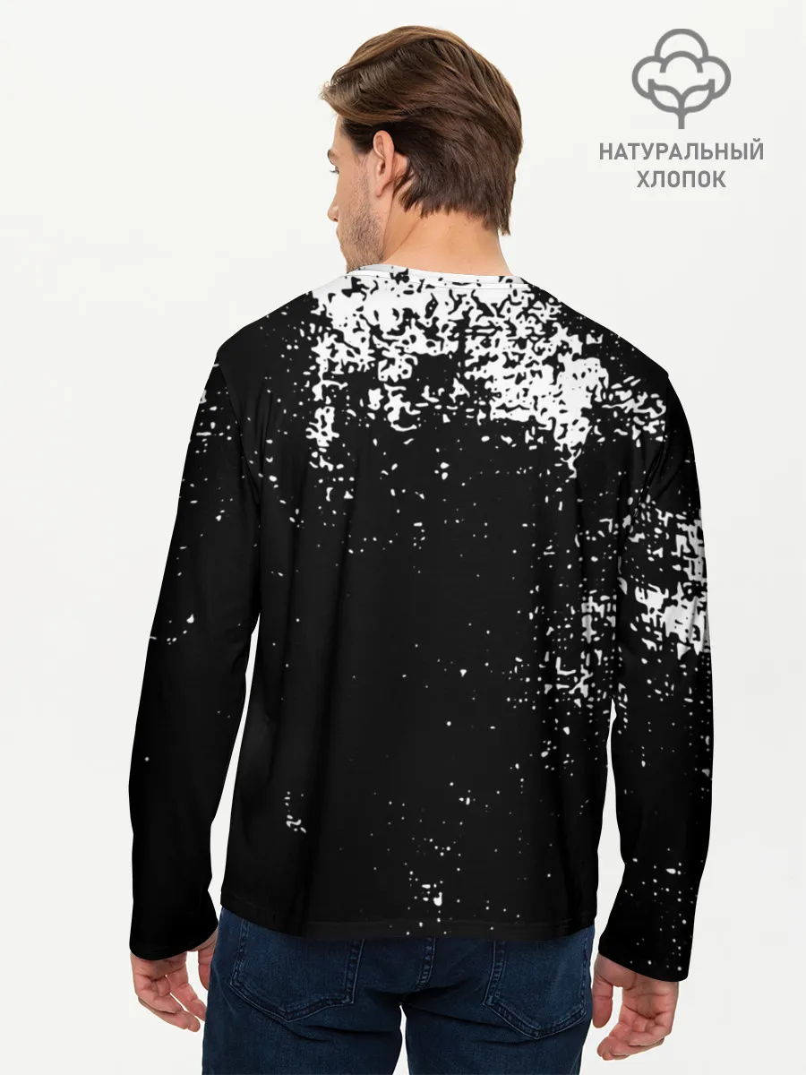 Мужской лонгслив базовый / Mercedes