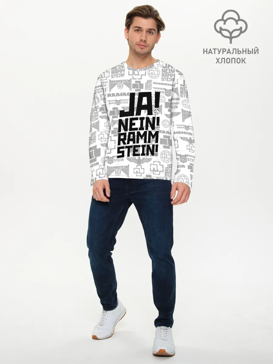 Мужской лонгслив базовый / RAMMSTEIN