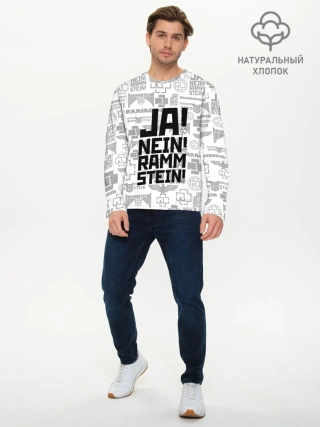 Мужской лонгслив базовый / RAMMSTEIN