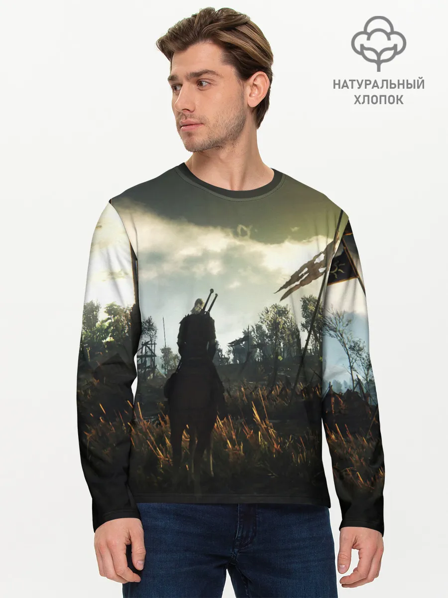 Мужской лонгслив базовый / THE WITCHER 3