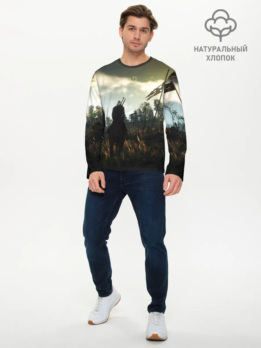 Мужской лонгслив базовый / THE WITCHER 3