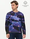 Мужской лонгслив базовый / 3D блики