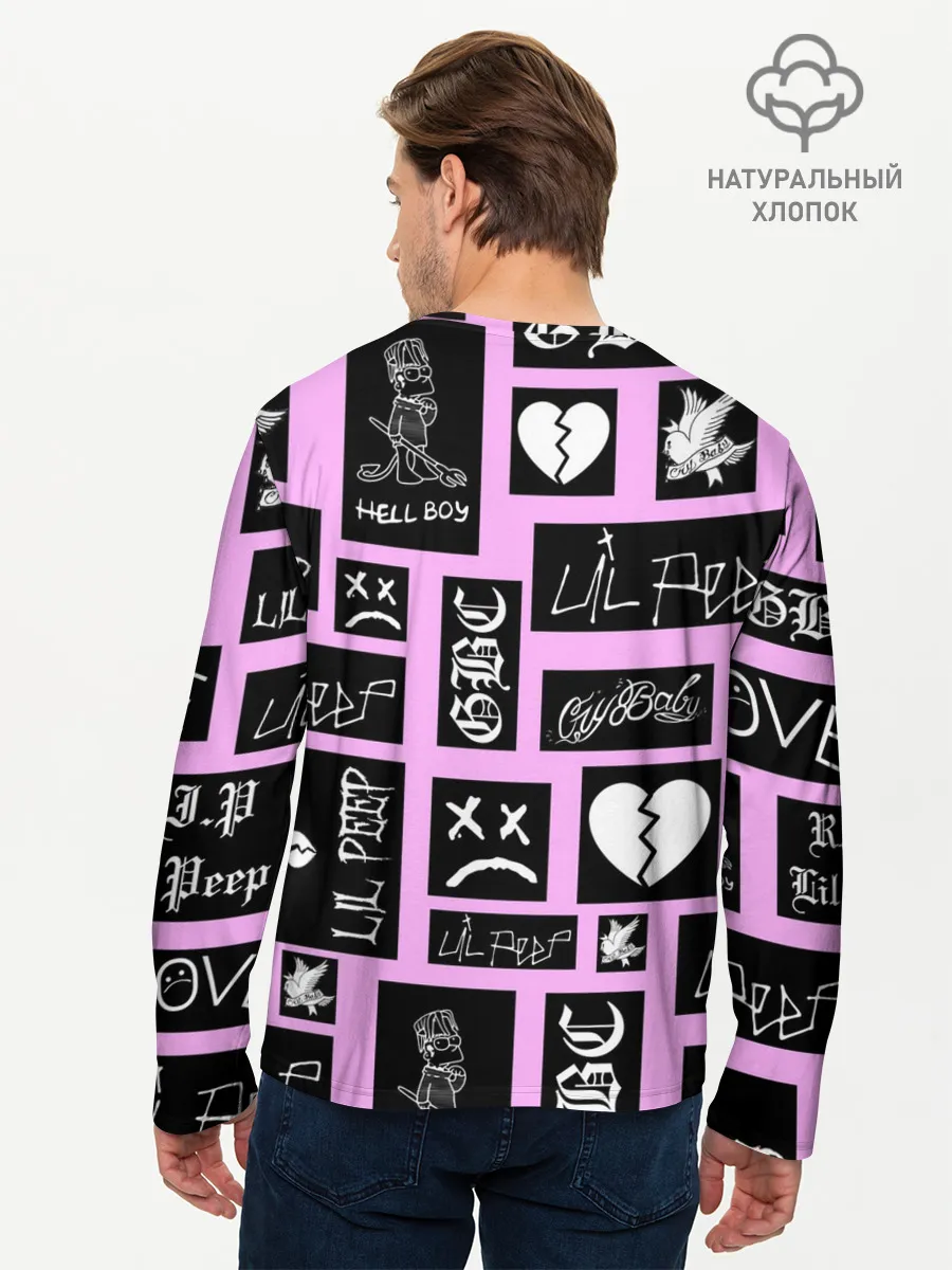 Мужской лонгслив базовый / LIL PEEP