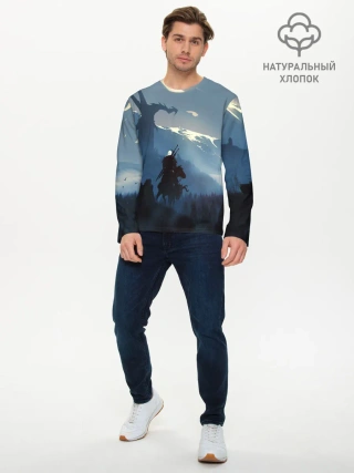 Мужской лонгслив базовый / ВЕДЬМАК