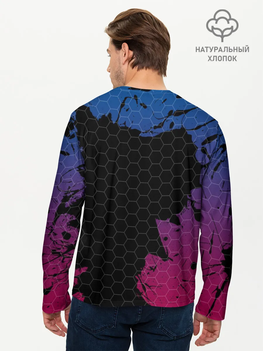 Мужской лонгслив базовый / BARCELONA