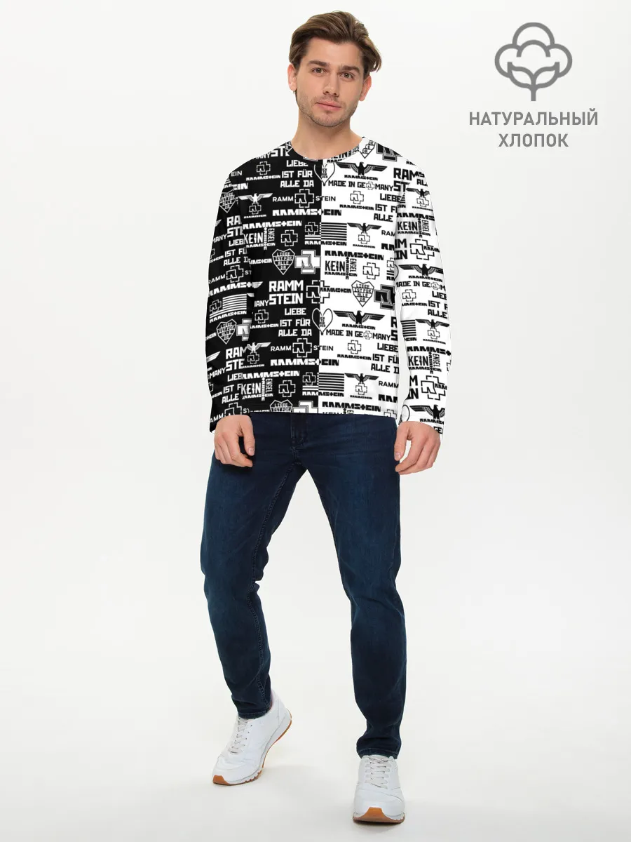 Мужской лонгслив базовый / RAMMSTEIN