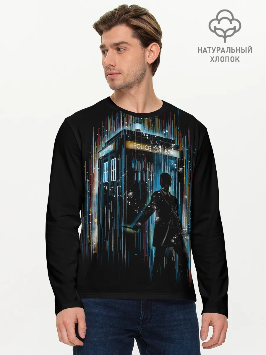 Мужской лонгслив базовый / ДОКТОР КТО | DOCTOR WHO