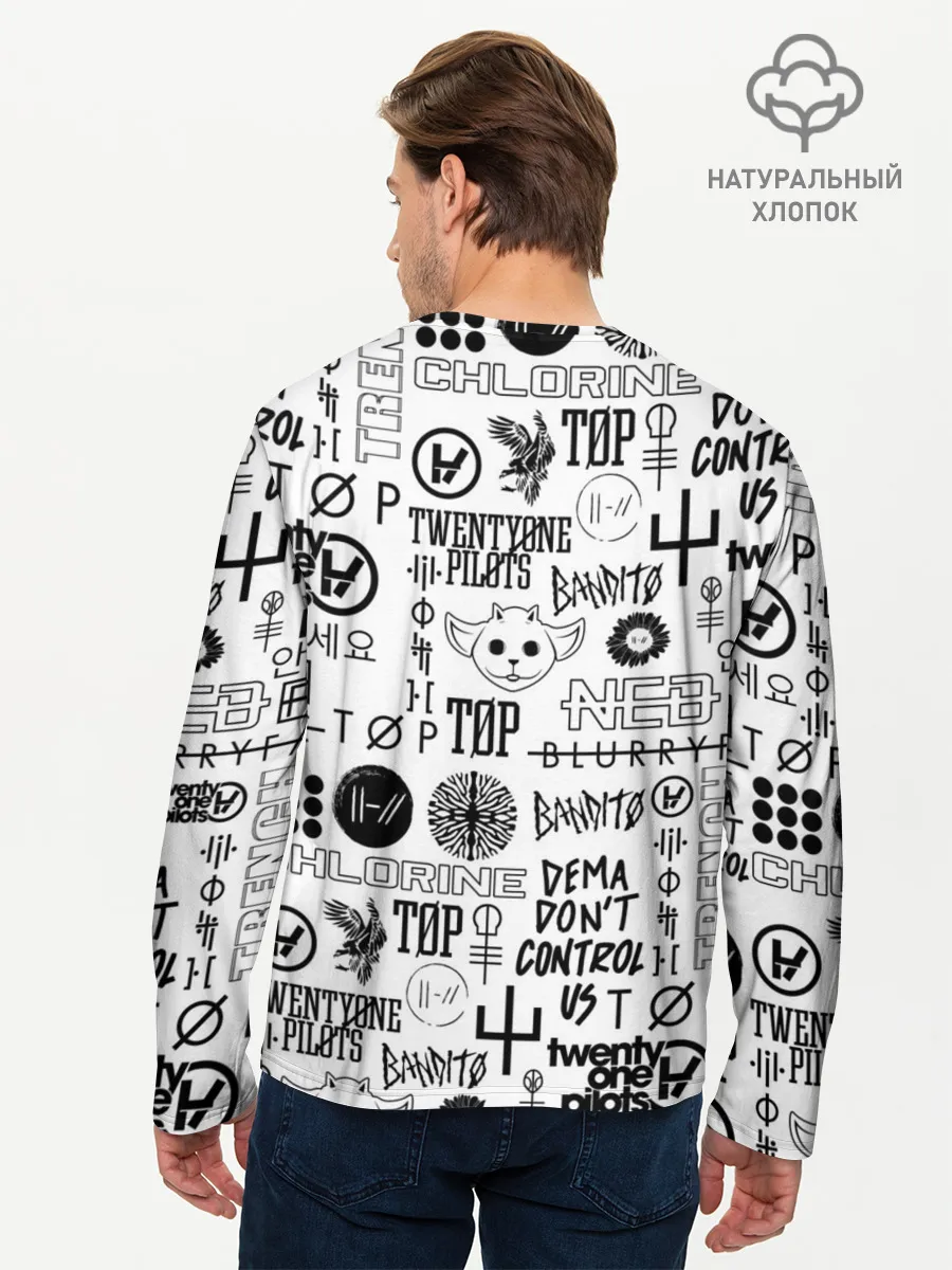 Мужской лонгслив базовый / TWENTY ONE PILOTS