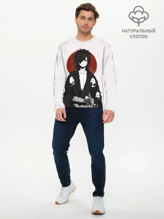 Мужской лонгслив базовый / Дороро и Хяккимару