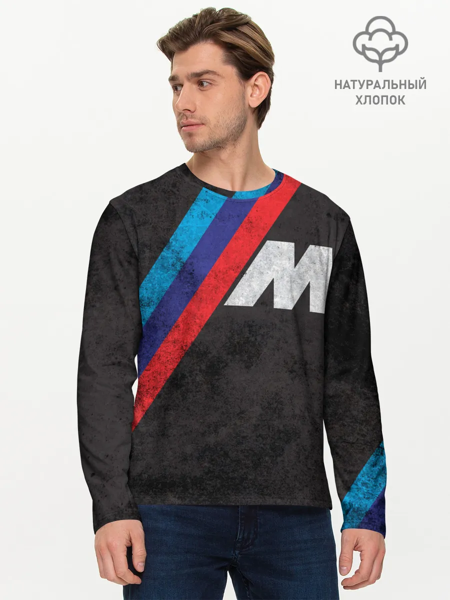 Мужской лонгслив базовый / BMW