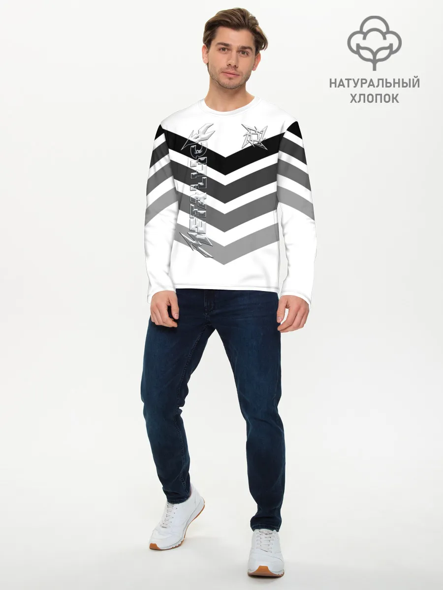 Мужской лонгслив базовый / Metallica