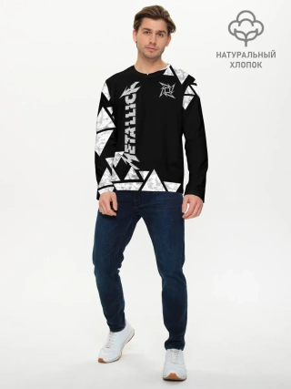 Мужской лонгслив базовый / Metallica