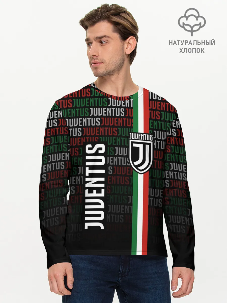 Мужской лонгслив базовый / JUVENTUS