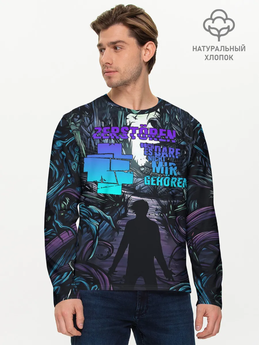 Мужской лонгслив базовый / Rammstein