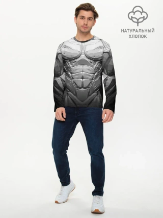 Мужской лонгслив базовый / Crysis Экзоскелет