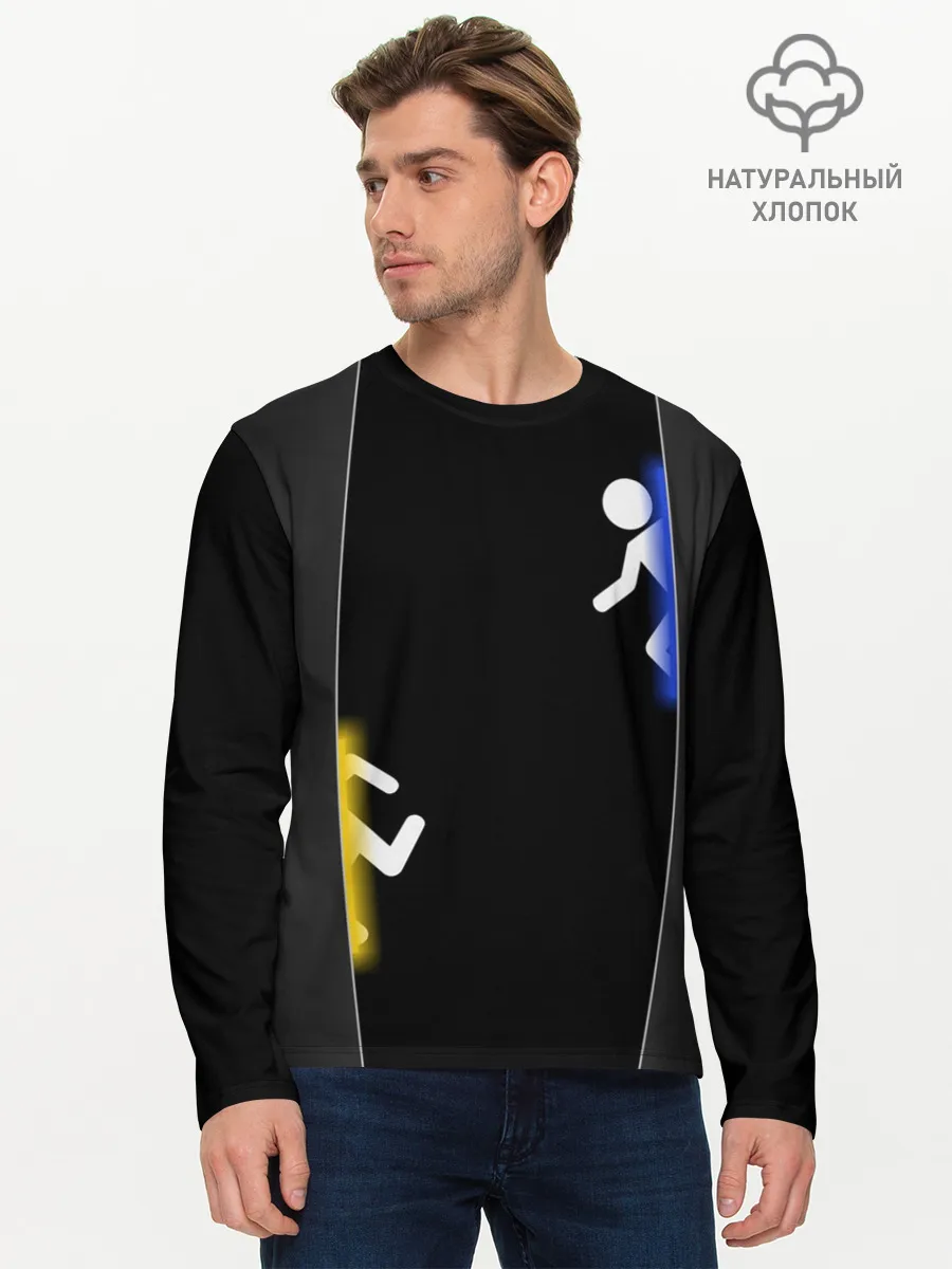 Мужской лонгслив базовый / Portal