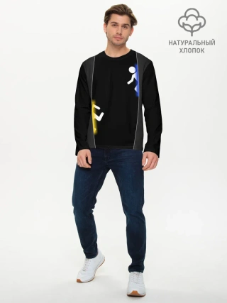 Мужской лонгслив базовый / Portal