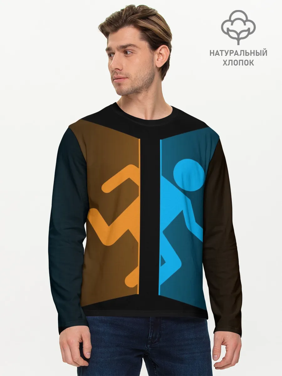 Мужской лонгслив базовый / Portal