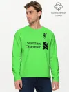 Мужской лонгслив базовый / Alisson GK away 19-20