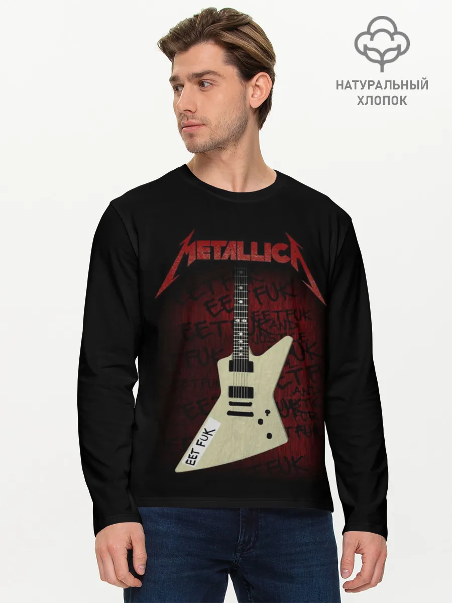Мужской лонгслив базовый / Metallica