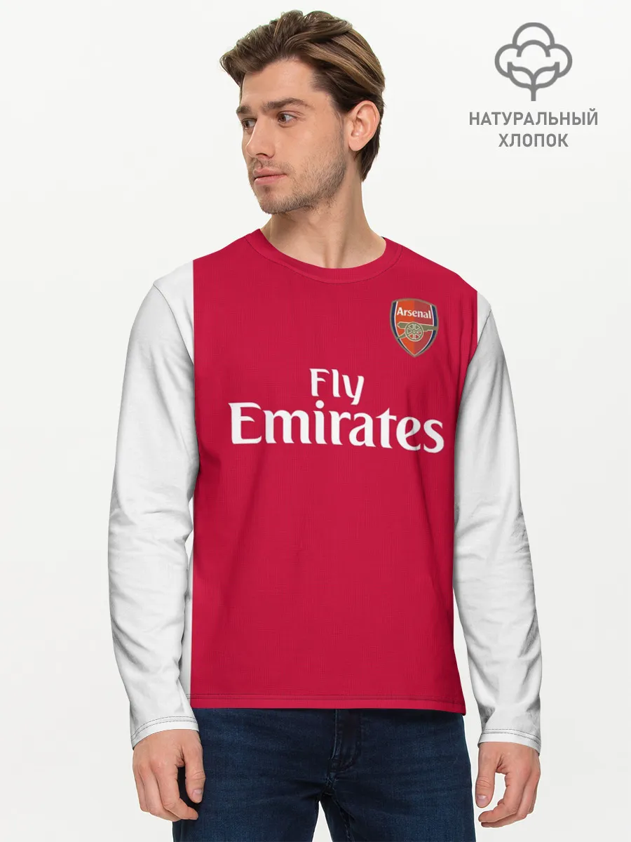 Мужской лонгслив базовый / Arsenal home 19-20