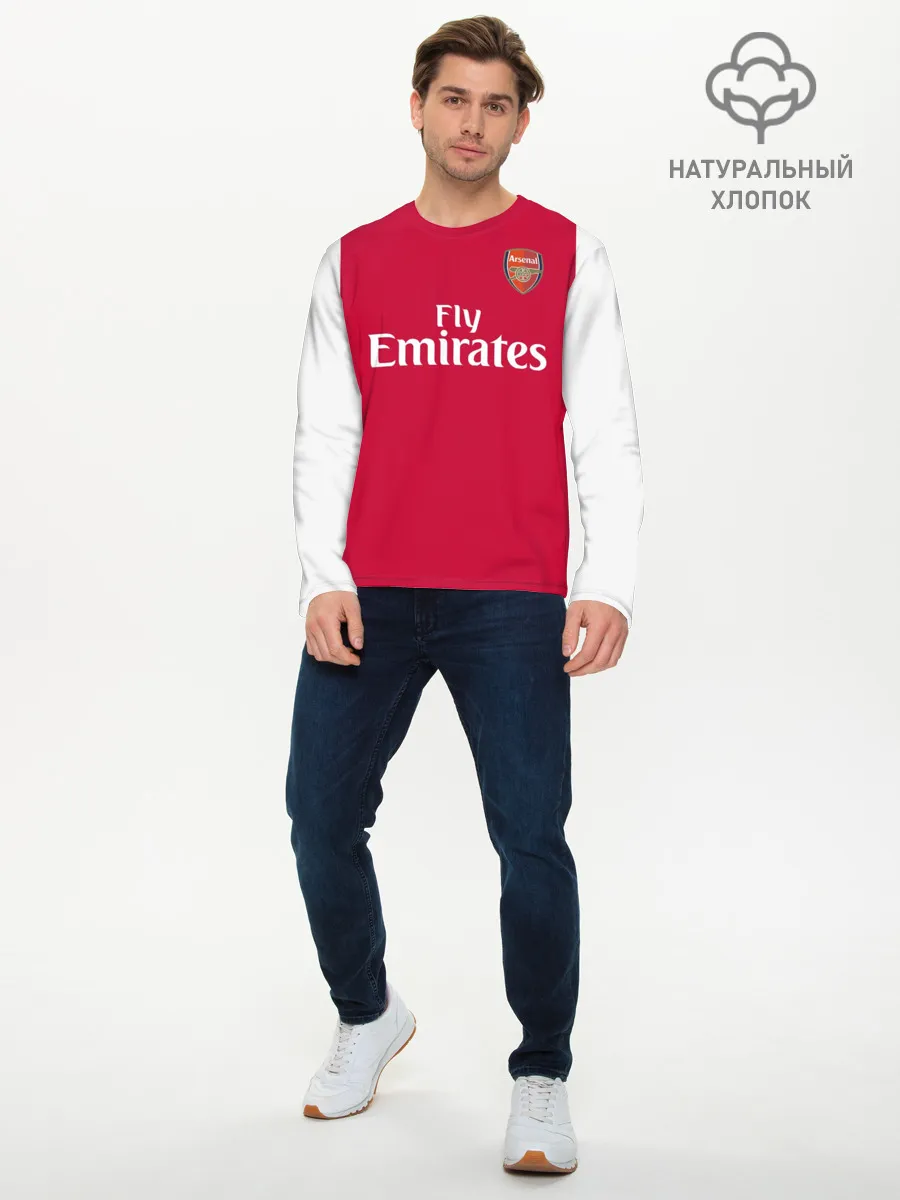 Мужской лонгслив базовый / Arsenal home 19-20