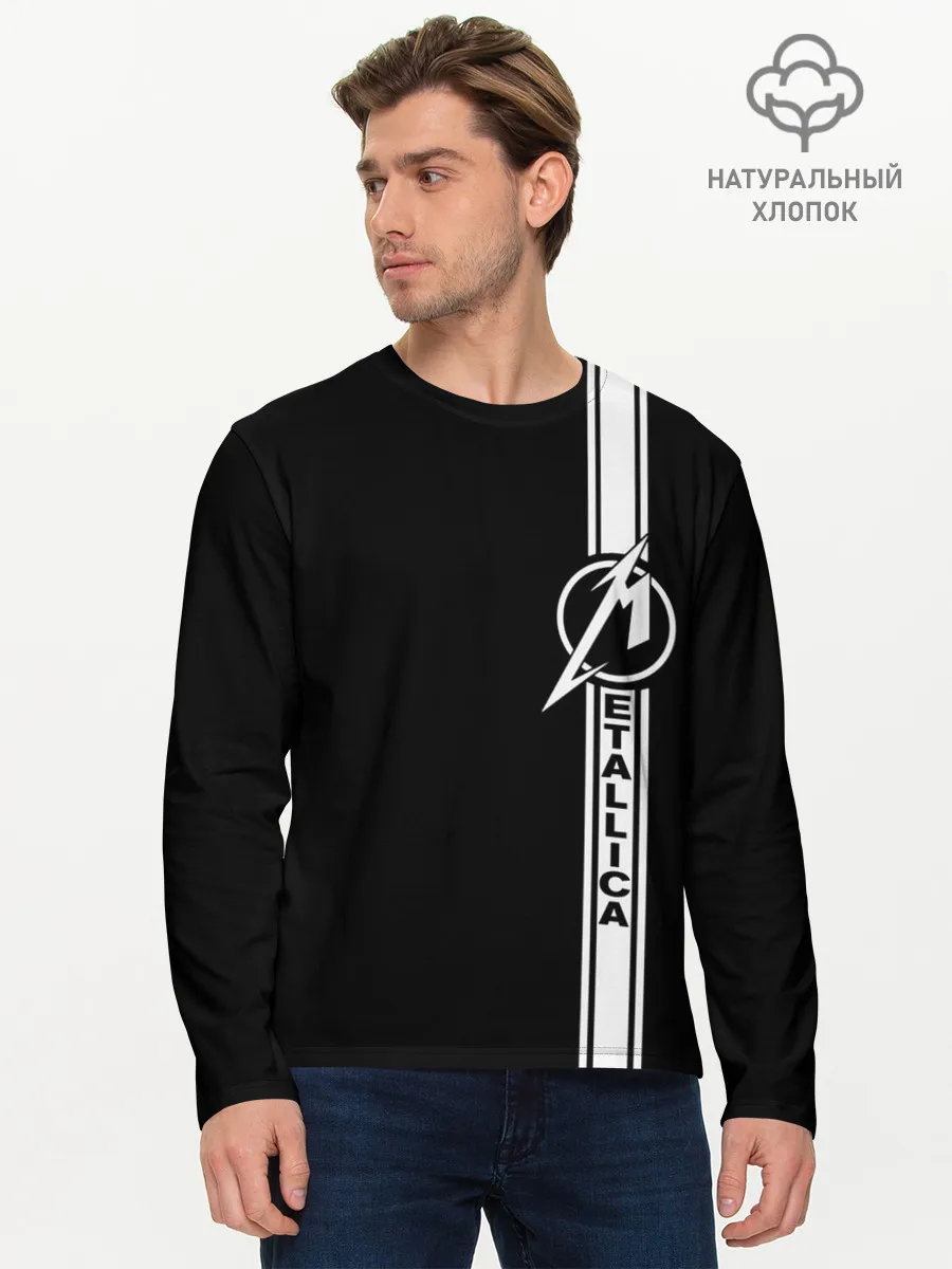 Мужской лонгслив базовый / Metallica