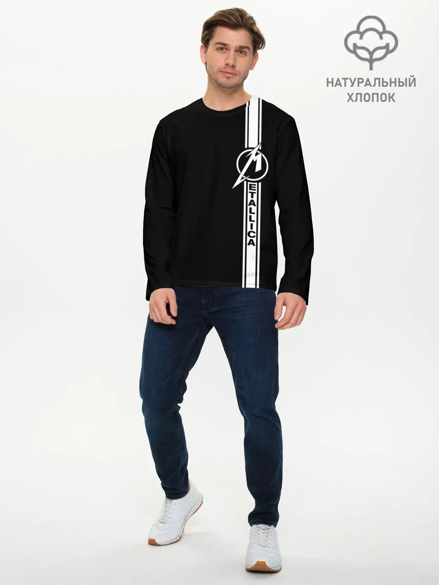 Мужской лонгслив базовый / Metallica