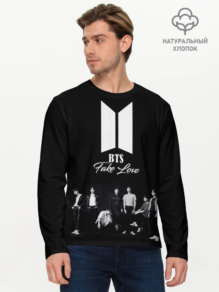 Мужской лонгслив базовый / BTS Take love