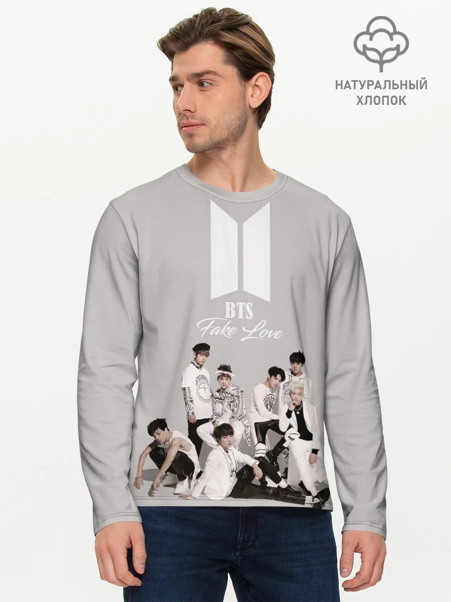 Мужской лонгслив базовый / BTS Take love