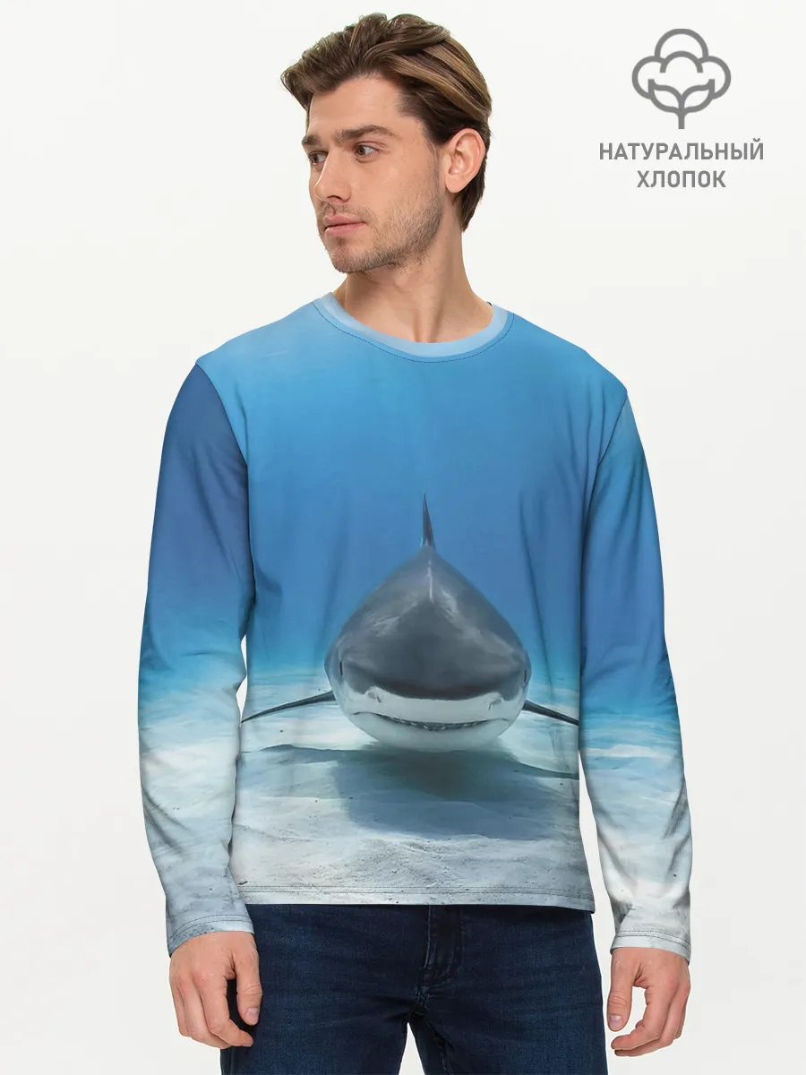 Мужской лонгслив базовый / Анфас