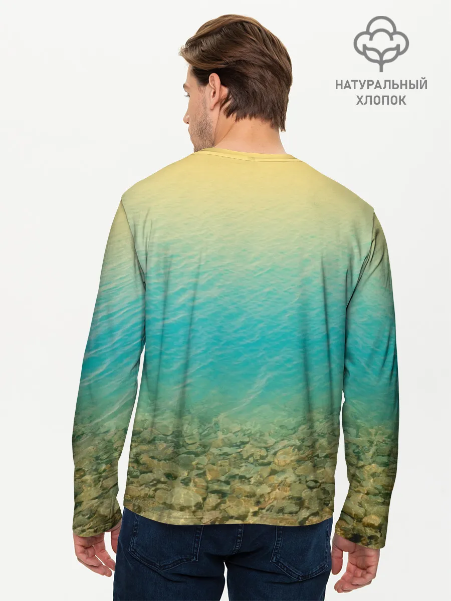 Мужской лонгслив базовый / Рыбалка
