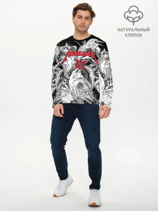 Мужской лонгслив базовый / Metallica