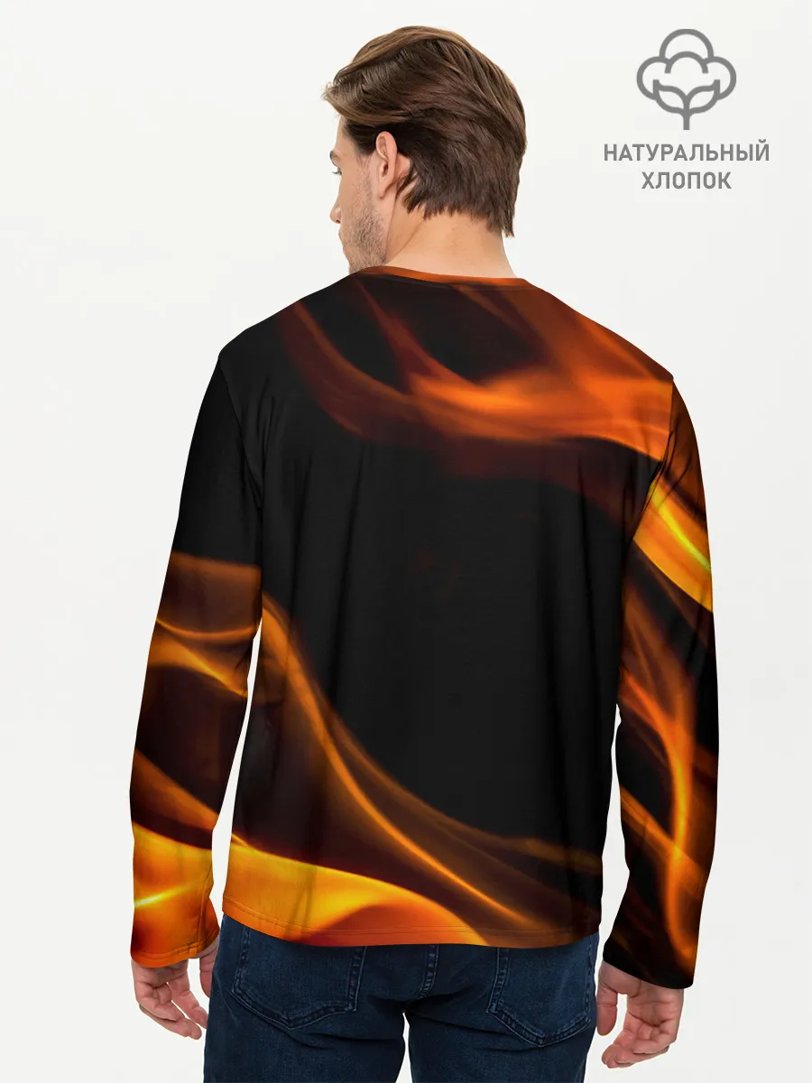 Мужской лонгслив базовый / Цой жив