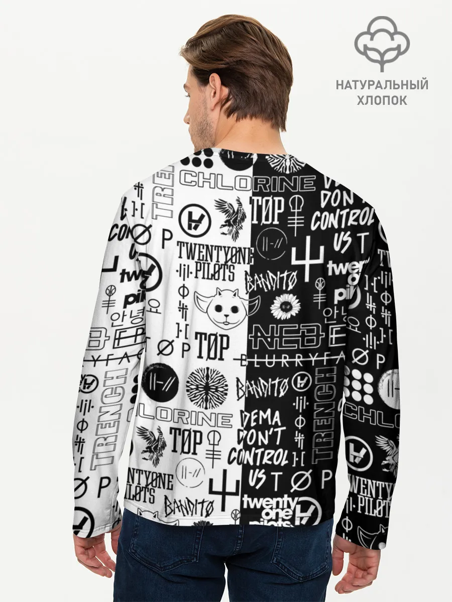 Мужской лонгслив базовый / TWENTY ONE PILOTS