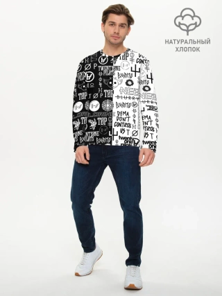 Мужской лонгслив базовый / TWENTY ONE PILOTS