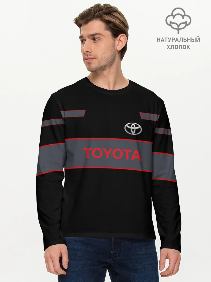 Мужской лонгслив базовый / Toyota