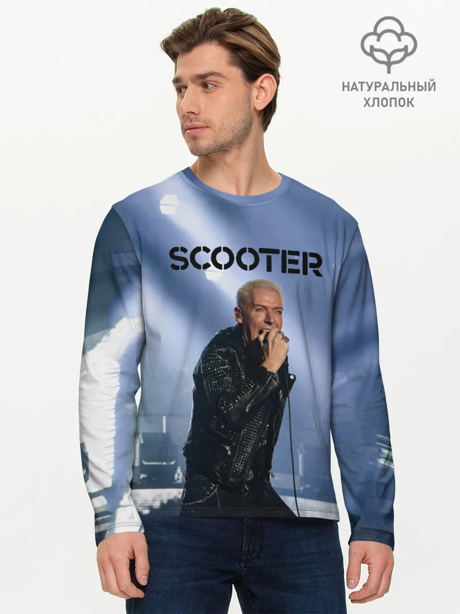 Мужской лонгслив базовый / Scooter