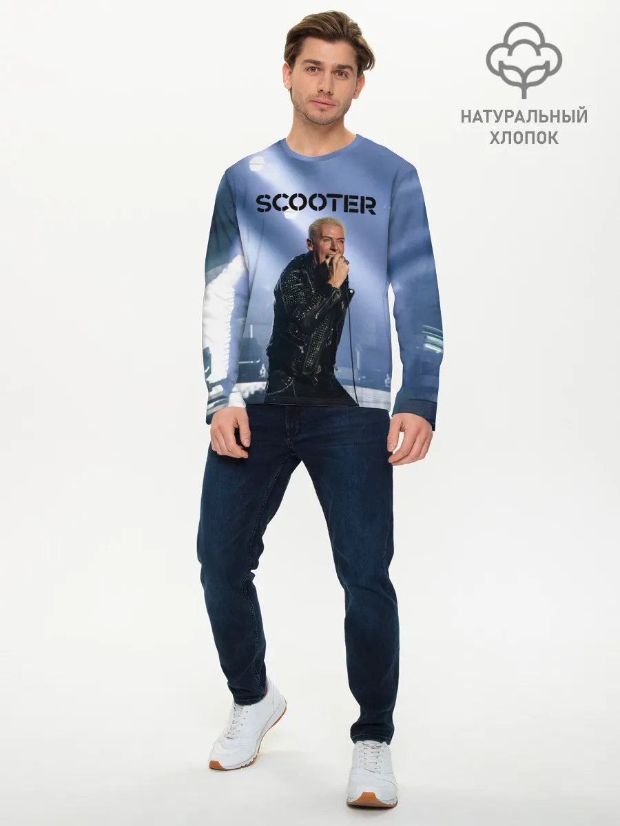 Мужской лонгслив базовый / Scooter