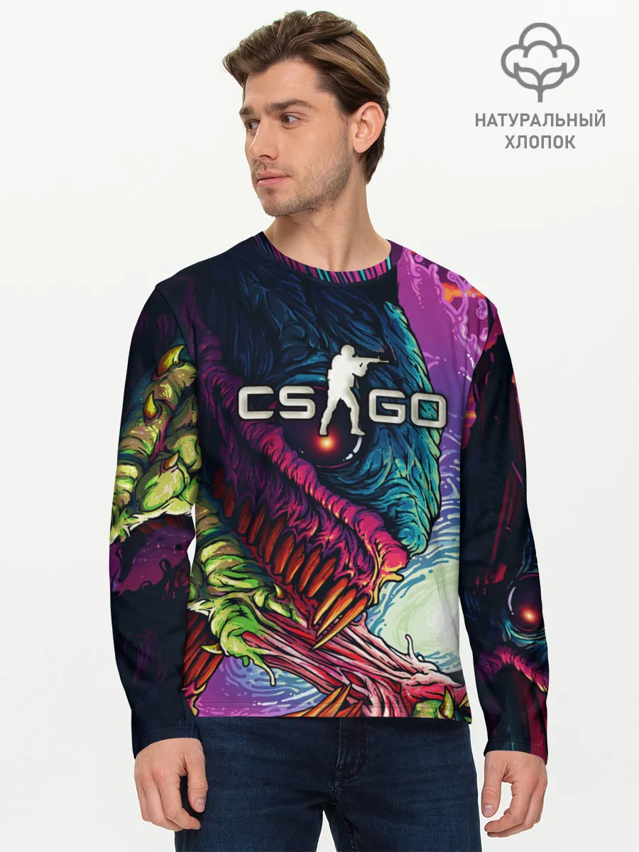 Мужской лонгслив базовый / CS:GO