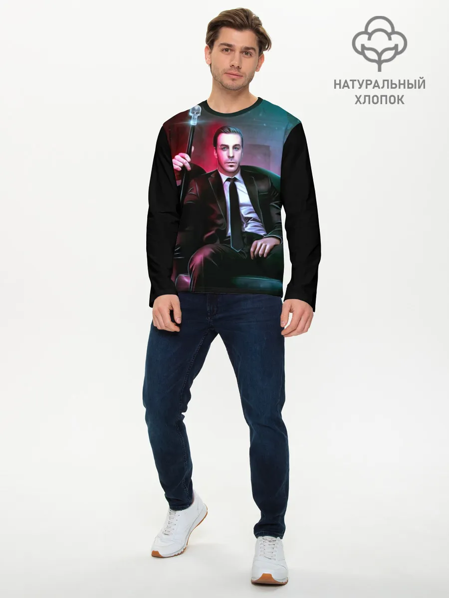 Мужской лонгслив базовый / Тилль Линдеманн