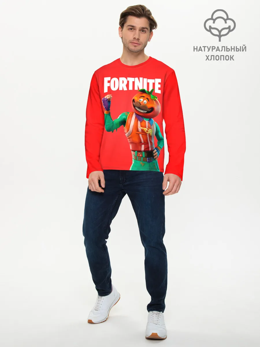 Мужской лонгслив базовый / Fortnite