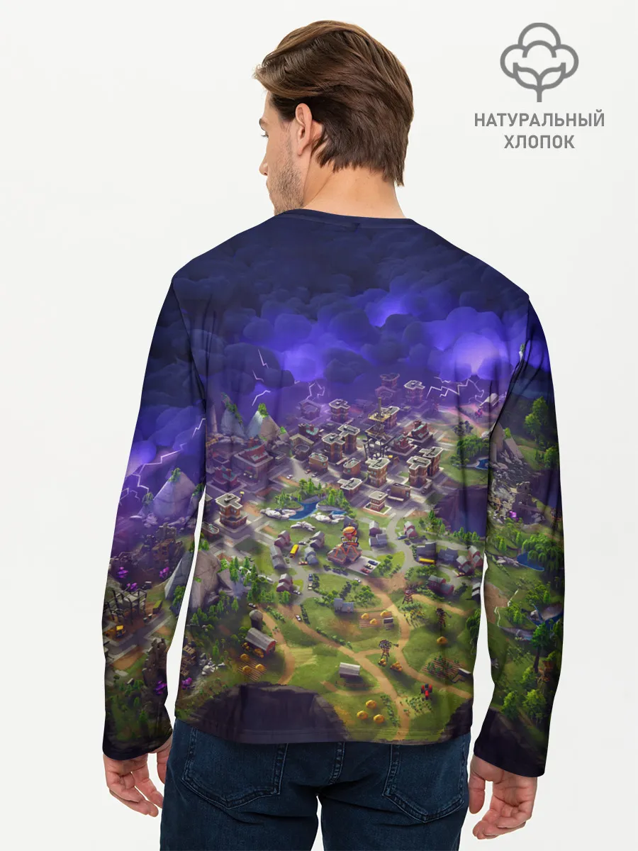 Мужской лонгслив базовый / Fortnite