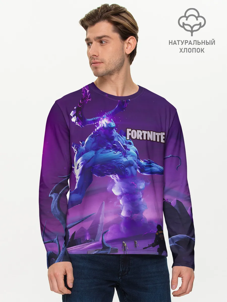 Мужской лонгслив базовый / Fortnite