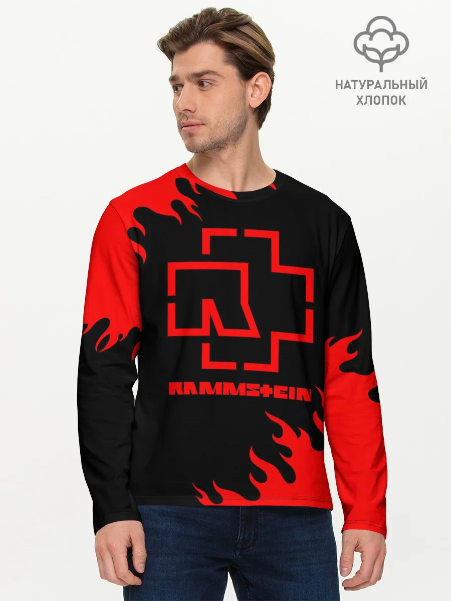 Мужской лонгслив базовый / RAMMSTEIN