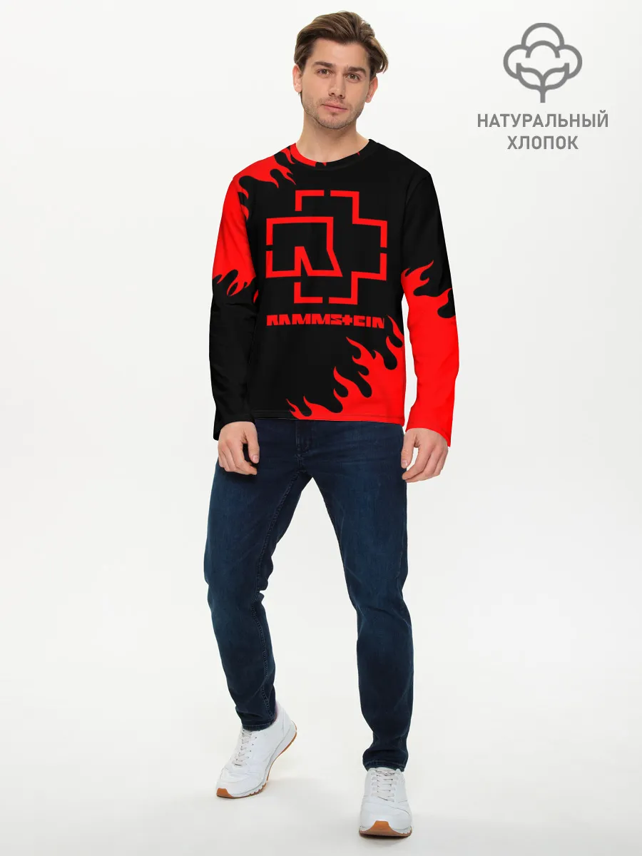 Мужской лонгслив базовый / RAMMSTEIN