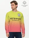 Мужской лонгслив базовый / Manchester City third 19-20